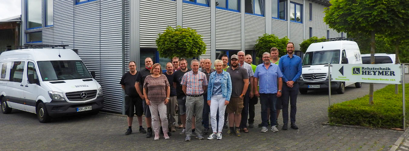 Das Team der Rehatechnik Heymer GmbH